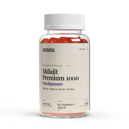 Shilajit Premium 1000 – hochdosiert | Sennu