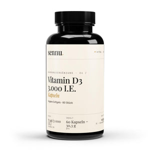 Sonne für alle — Vitamin D3 3.000 I.E. vegan | SENNU VITAL