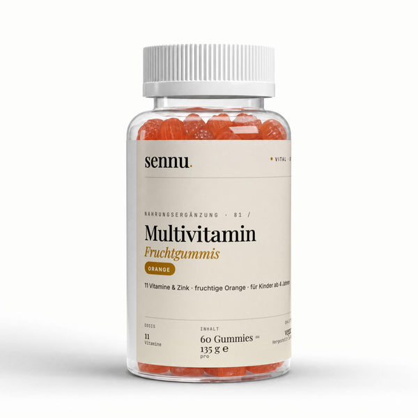 Alle 11 auf einmal — Multivitamin Kids Fruchtgummis Orange | SENNU VITAL
